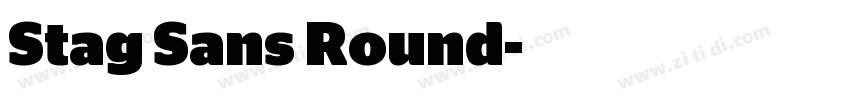 Stag Sans Round字体转换